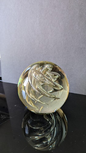 Vintage art glass aquarium - glass,