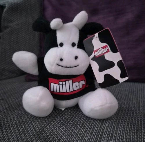 Müller cow mascot - mascot, teddy