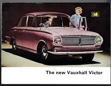 Vauxhall Victor FB 1500 1961-1962 UK Market Brochure Standard Super De Luxe FAIR