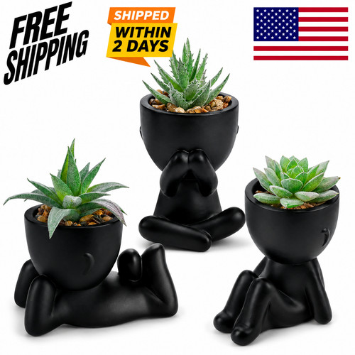 Versatile pack fake plants - 3-pack,