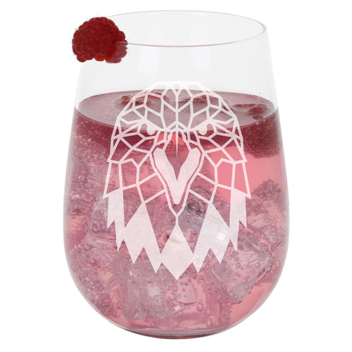 Geometric eagle - eagle, stemless