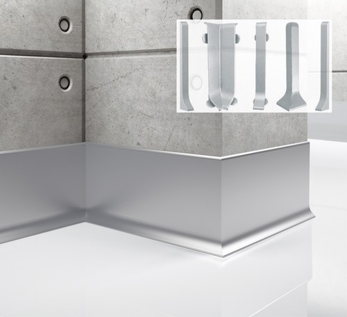 Aluminium skirting board - -, 2,5