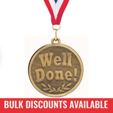 Well Done Medal with FREE