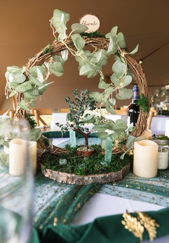 Crystal centre pieces wedding - pieces,
