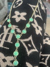 BIBI BIJOUX GREEN STONE NECKLACE