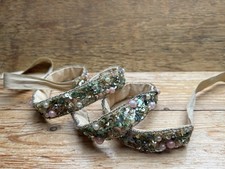 Beautiful Ornate Beaded Tie Belt From Accessorize/Sequins/Pearls/Pink/Green/Gold