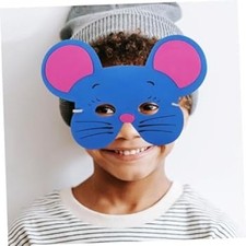 Set Of 4 Foam Face Masks For