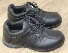 Black Steel Toe Cap Lace Up Shoes, Size 9, Very Good Condition, Only Worn Twice