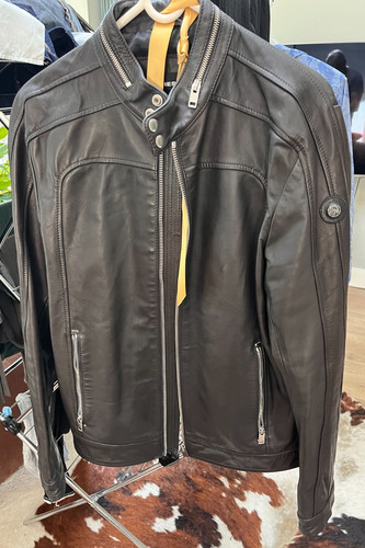 Diesel leather jacket men - leather,