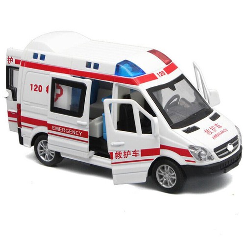 White ambulance vehicles toys - white,