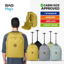 Cabin Approved Wheeled Backpack 50x38x25cm 47L Lightweight Overhead Cabin Holdal