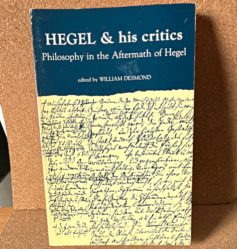 William desmond hegel and - and, his