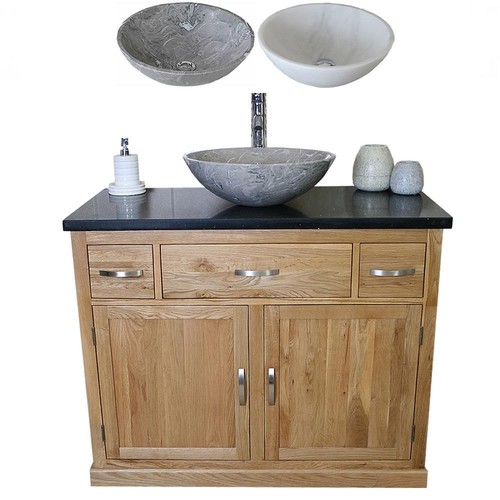 Bathroom vanity unit - vanity, oak