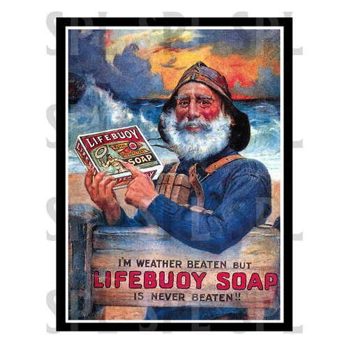 Lifebuoy soap metal sign retro - lifebuoy,