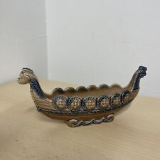 Wade Porcelain Viking Dragon Ship Long Boat Vintage Trinket Dish pottery