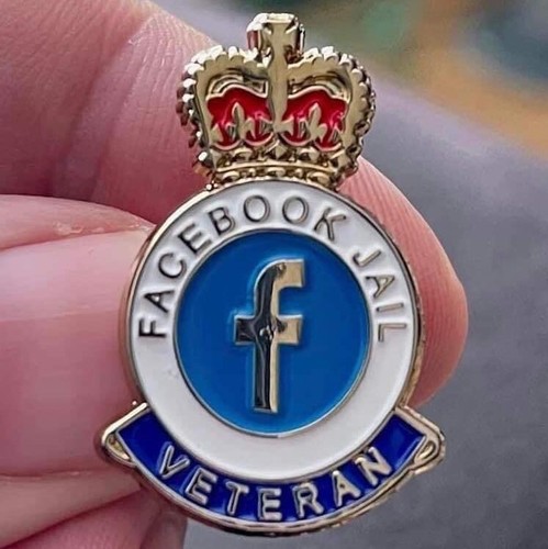 Facebook jail veteran enamel - facebook,