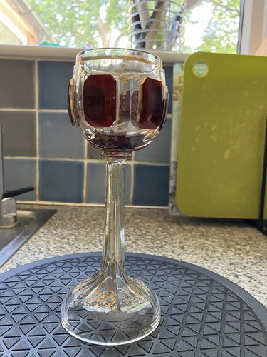 Moser red cabochon wine - red,