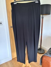 XENIA DESIGN Women's Black Polyester Blend Trousers BEAUTIFUL QUALITY SIZE XL