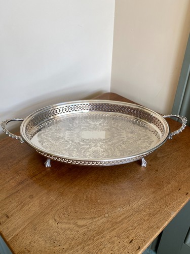 Vintage silver plated gallery - vintage,