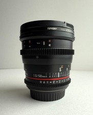 Samyang T 1.5 50mm AS UMC VDSLR Cine Lens - Canon EF mount, excellent condition