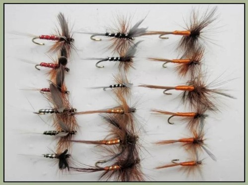 Pack dry flies - pack, mixed