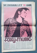 1972 Dutch Magazine ROXY MUSIC
