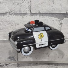Disney Cars Mega Bloks Sheriff 4" Figure Push Along Car Buildable Police