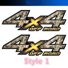 2Pcs 4x4 Off Road Decals Truck