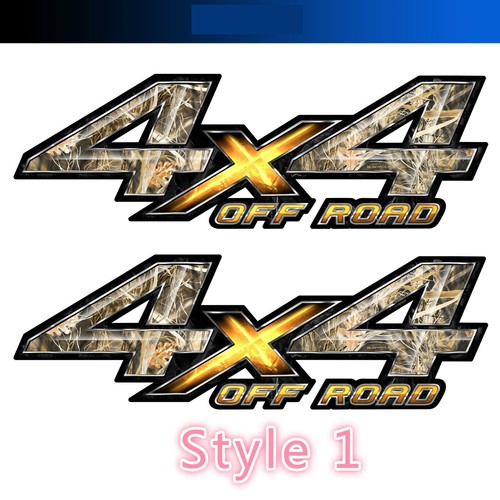 2pcs 4x4 off road - road, decals