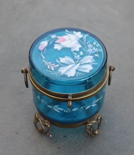 Antique bohemian blue - bohemian, glass