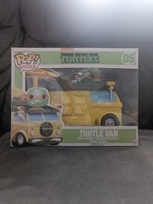 Funko Pop Turtle Van 05 TMNT 2014 Vaulted Edition Includes Michelangelo Boxed