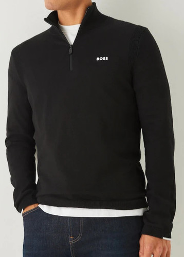 Boss quarter zip jumper - boss, jumper-sale.