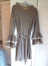 NEW French knitted dress Taupe