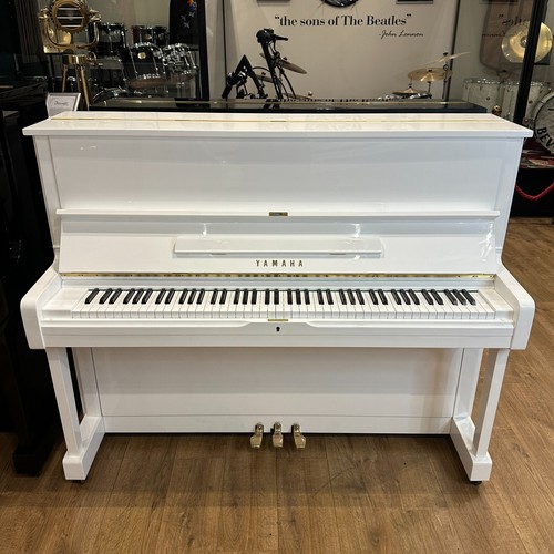 Yamaha upright piano white - u1,