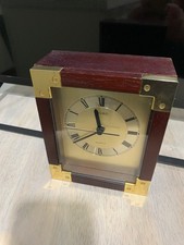 Seiko Mantle Clock Wood Case radio controlled Beautiful Old Vintage Japan