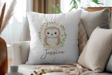 Personalised Owl Cushion –