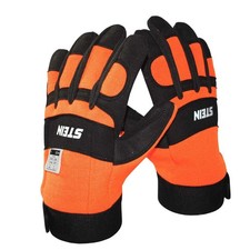Stein 3 Sizes Forestry Protective Chainsaw Gloves With Size 10 (Pack of 1) 