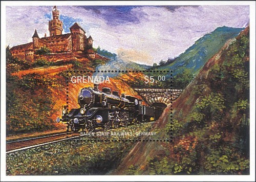 Grenada 1996 trains steam - grenada,