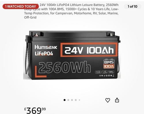 Humsienk 24v 100ah lifepo4 - humsienk,