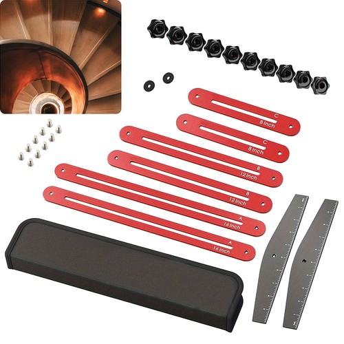 Stair treads template jig - treads,