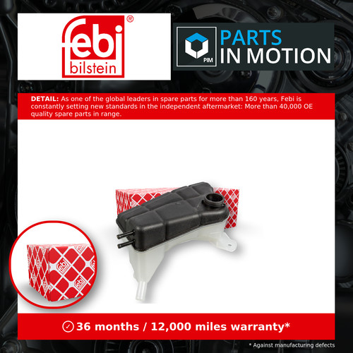 Coolant expansion tank fits - tank,