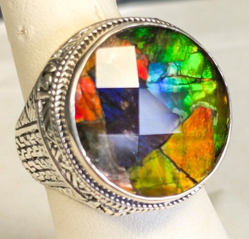 Stunning bold sarda ammolite - bold,