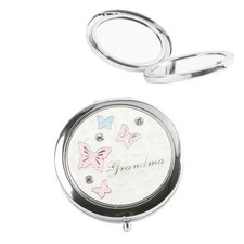 Compact Mirror with Butterfly