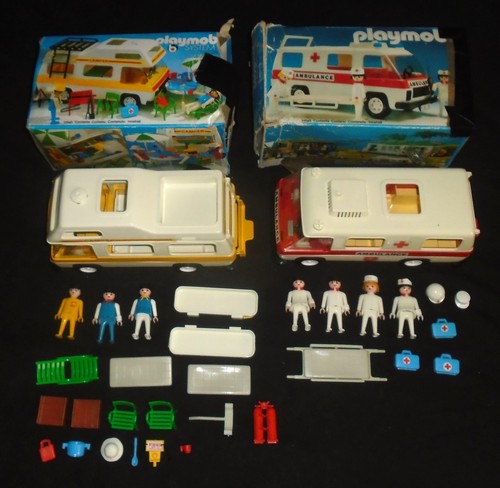 Vintage playmobil ambulance - vintage,