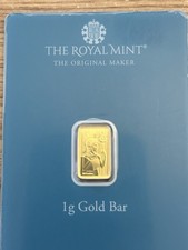 1 Gram Gold Bar 999.9 Purity