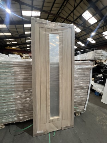 Oak cottage glazed doors - oak,