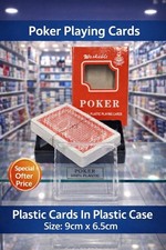 RED POKER PLAYING CARDS 100%