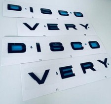 Original Land Rover Discovery Sport 5 Bonnet Boot badge lettering badges Black