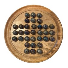 30cm Diameter WOODEN SOLITAIRE