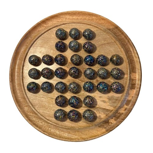 30cm diameter wooden solitaire - diameter,